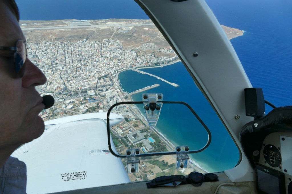 Landing at Sitia LGST, Crete