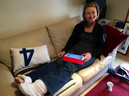 At home and back on email